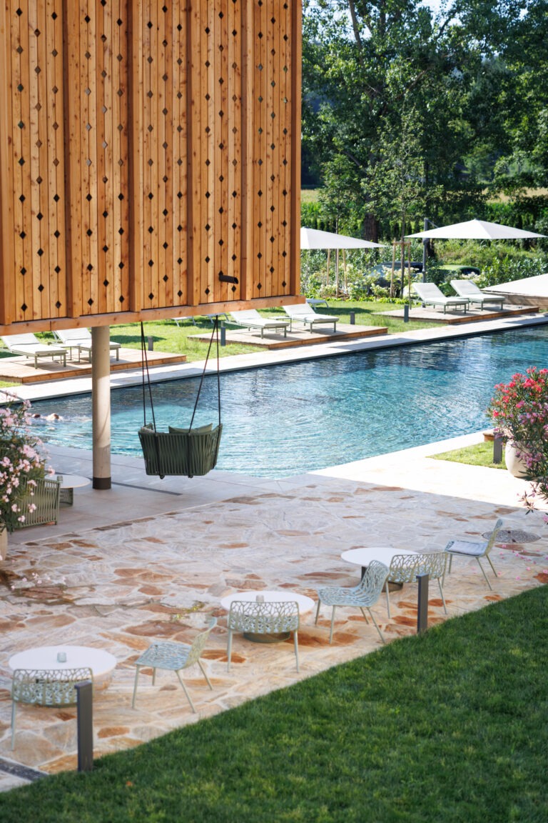 Beim Ausrollen entspannt man im Wellnessbereich im Weinlandhof